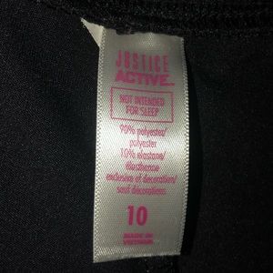 Justice Bottoms - justice capri black leggings Justice Bottoms - justice capri black leggings